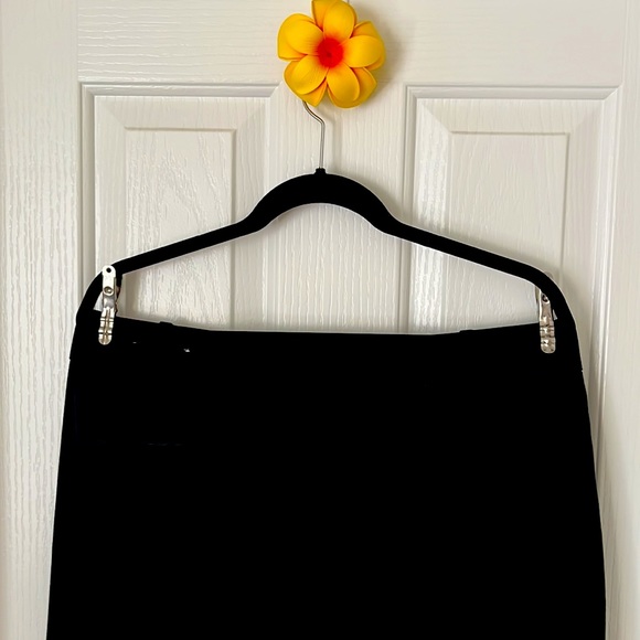 Anne Taylor CURVY BLACK TROUSERS PANTS SIZE 16 - Picture 3 of 4